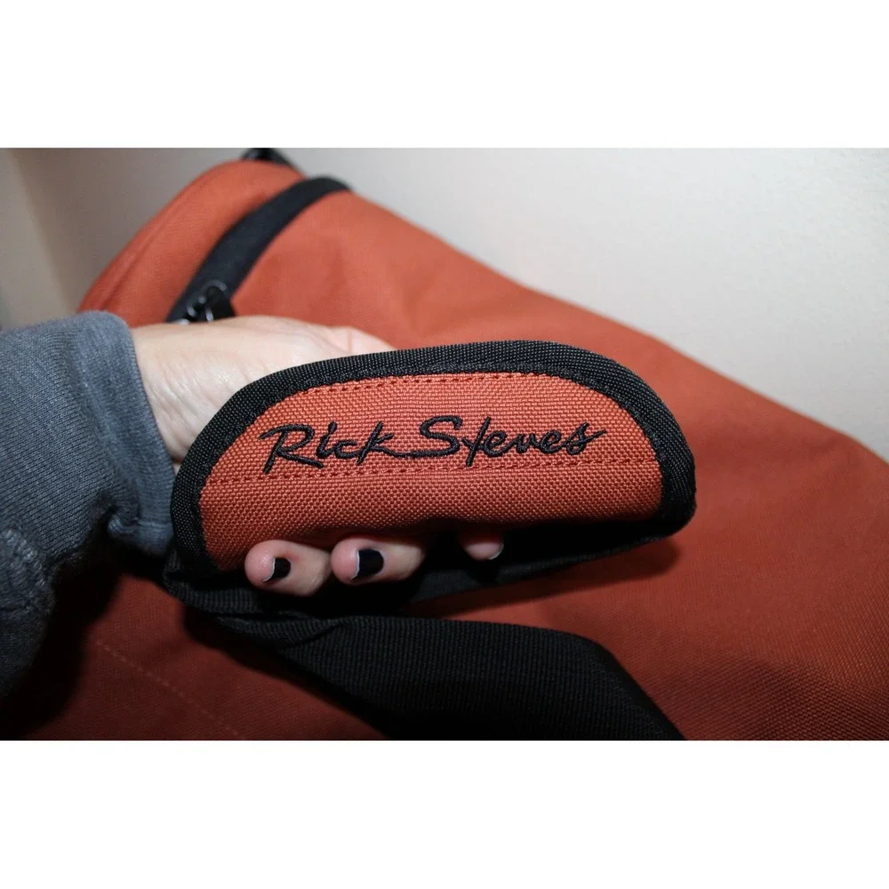 Rick Steves Europe Through the Back Door Travel Bag Burnt Orange Black Carry On